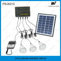 Mini Home Solar Panel System with 11V 4W Solar Panel and USB Phone Charger